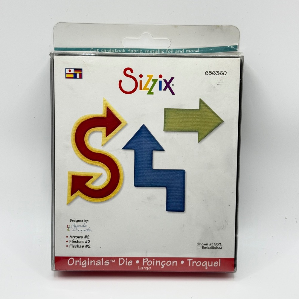 Sizzix Originals Large Die Arrows #2 Brenda Pinnick 656360 Scrapbooking Cutting